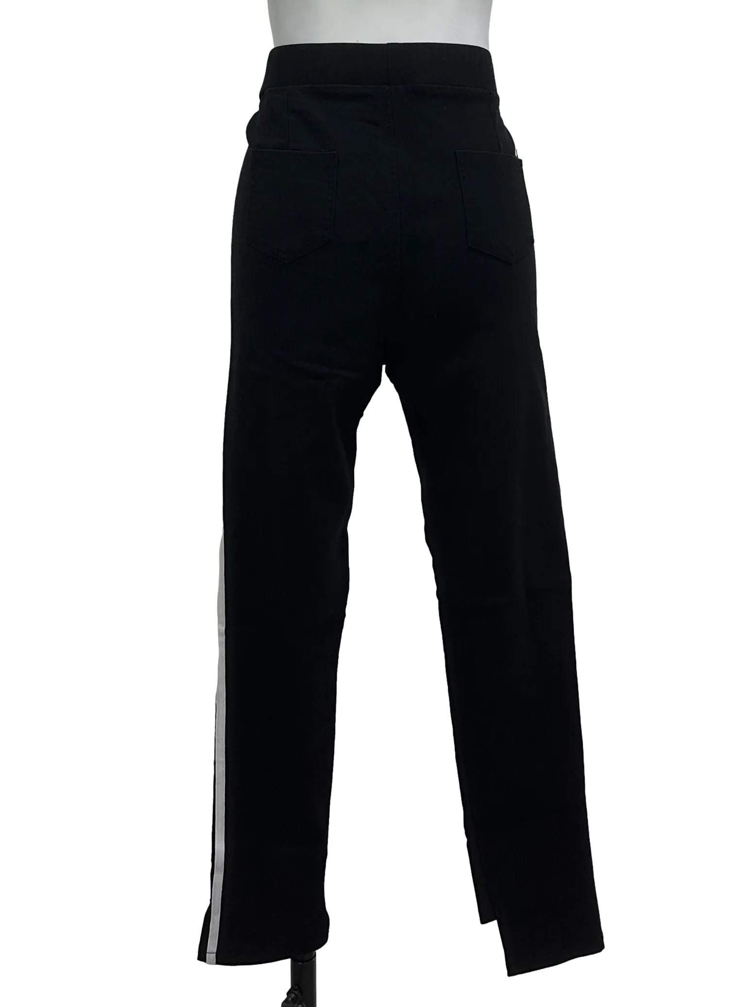 Black And White Racer Stripe Jeggings