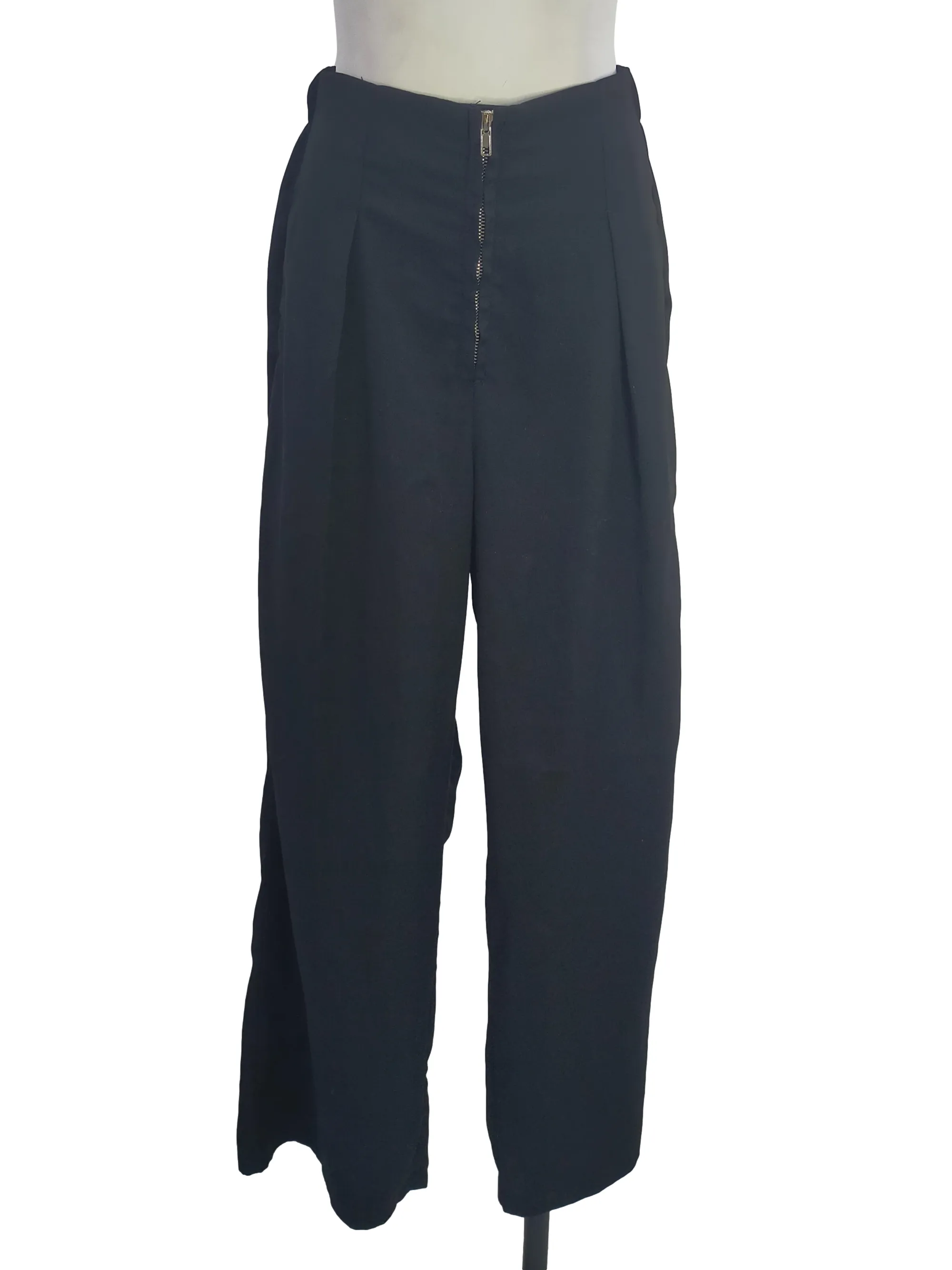 Black High Waist Formal Pants