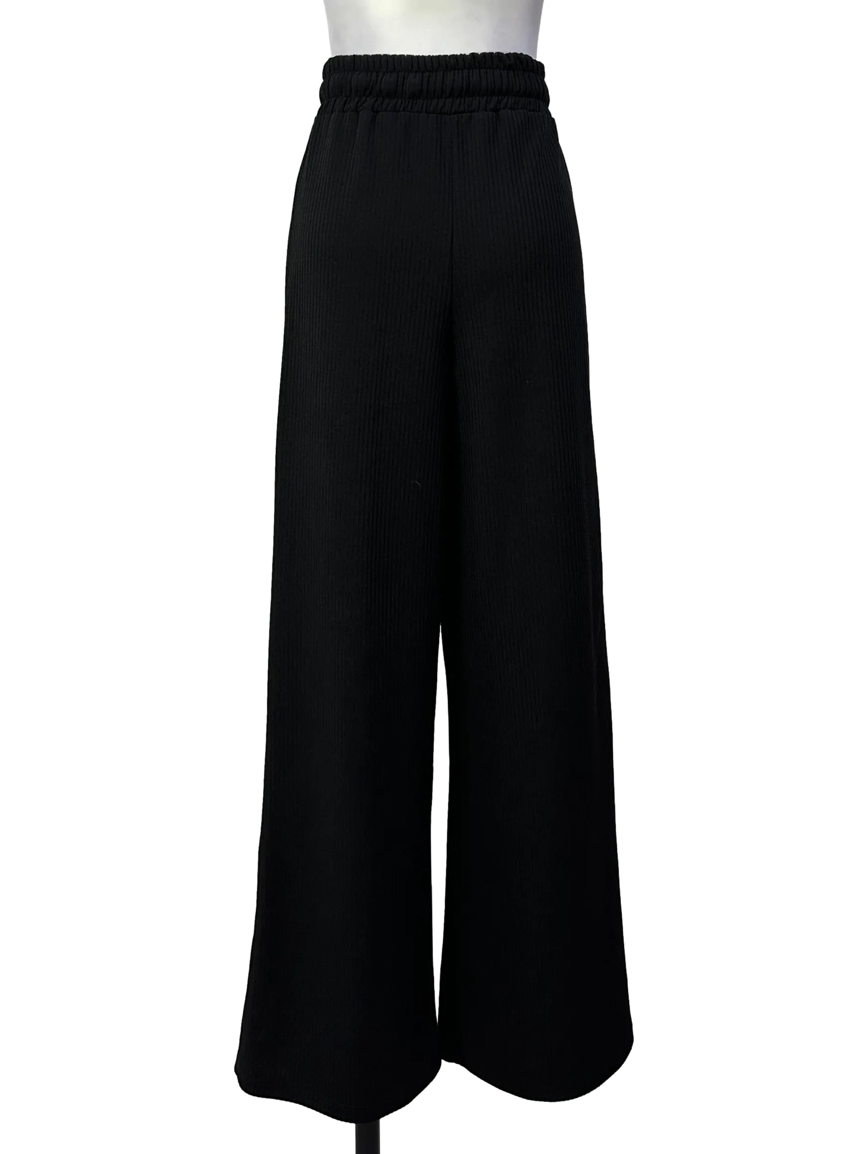 Black High-Waisted Lounge Pants