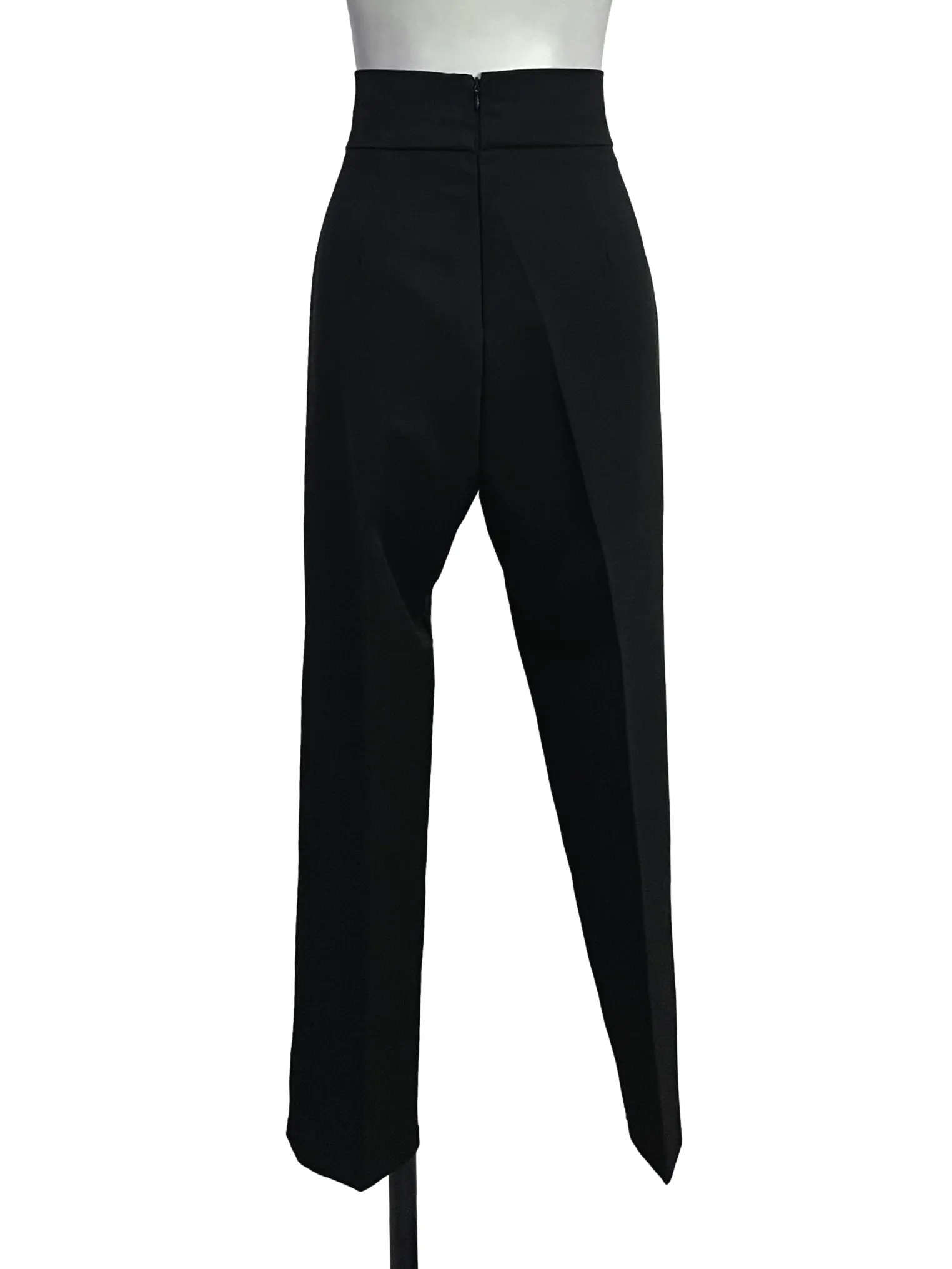 Black Highwaisted Tapered Pants
