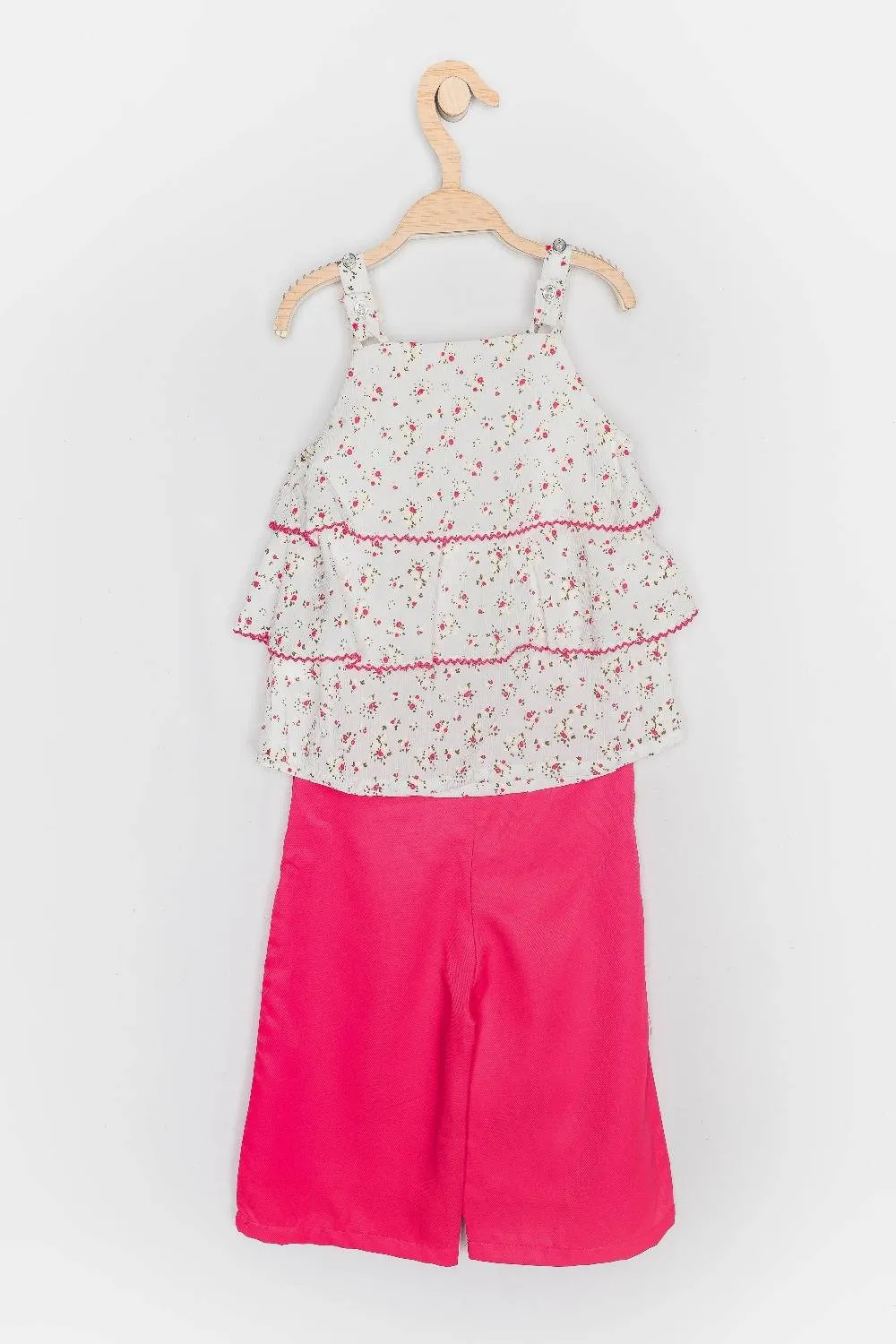 Girls Regular Culottes Top Set 10980