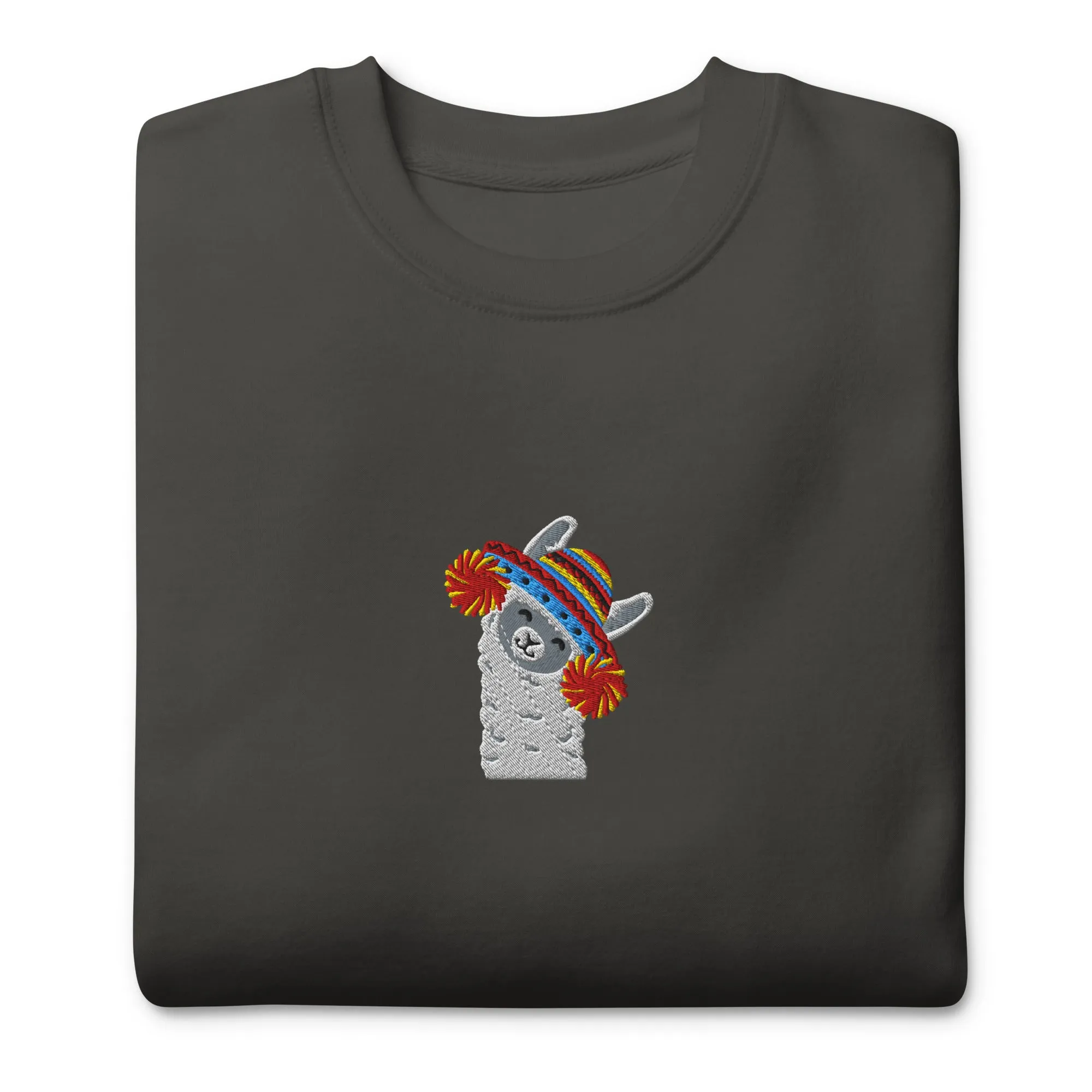 Peruvian Alpaca Embroidered Sweatshirt