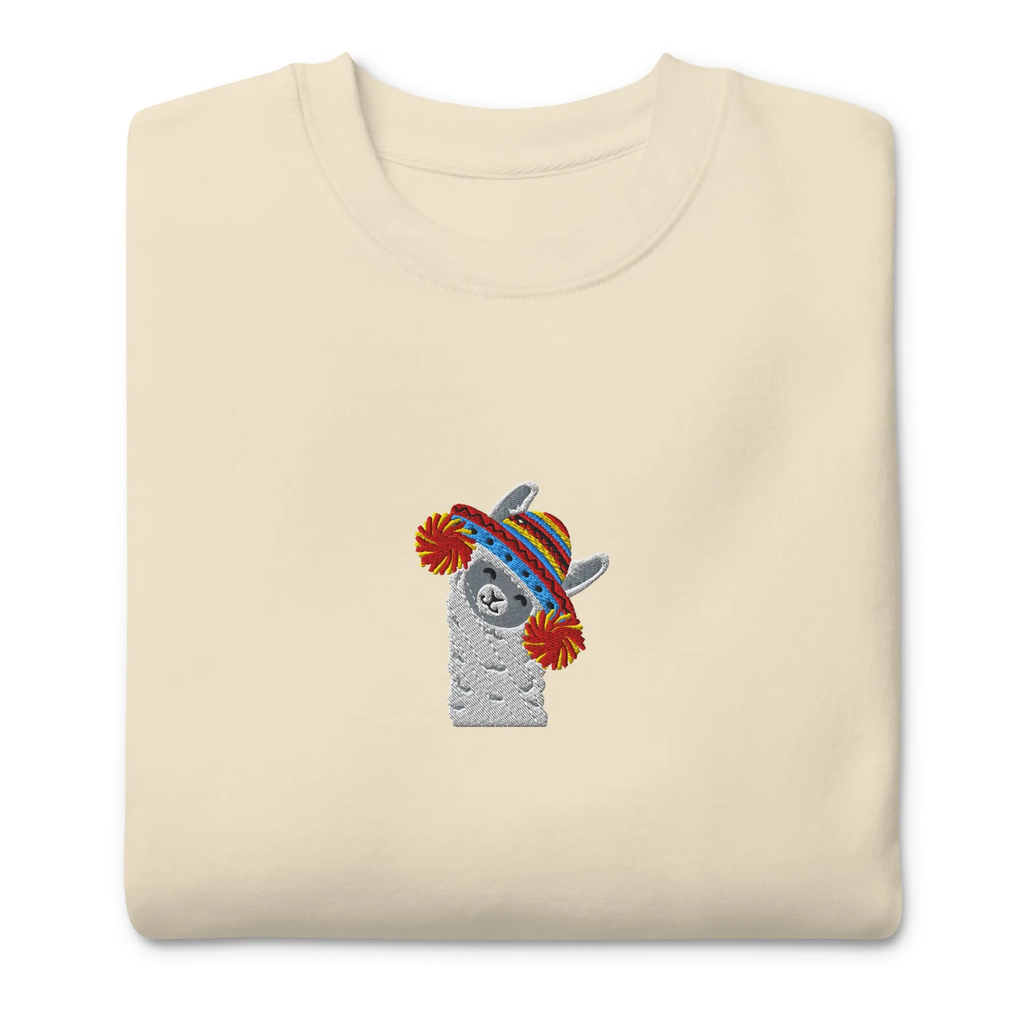 Peruvian Alpaca Embroidered Sweatshirt