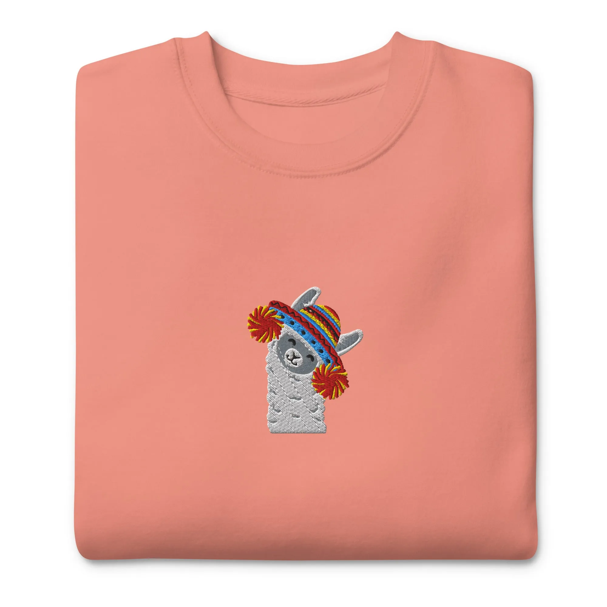 Peruvian Alpaca Embroidered Sweatshirt