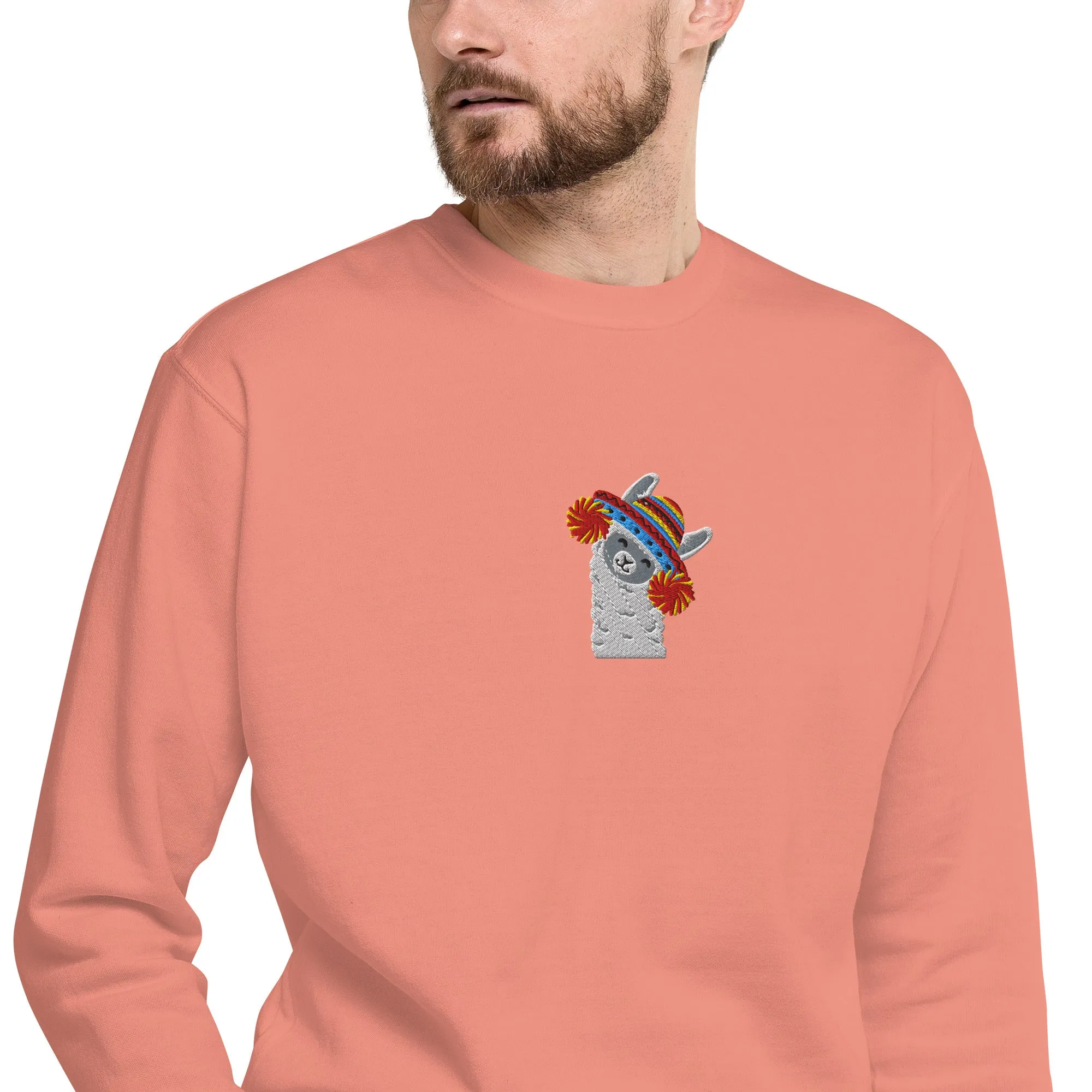 Peruvian Alpaca Embroidered Sweatshirt