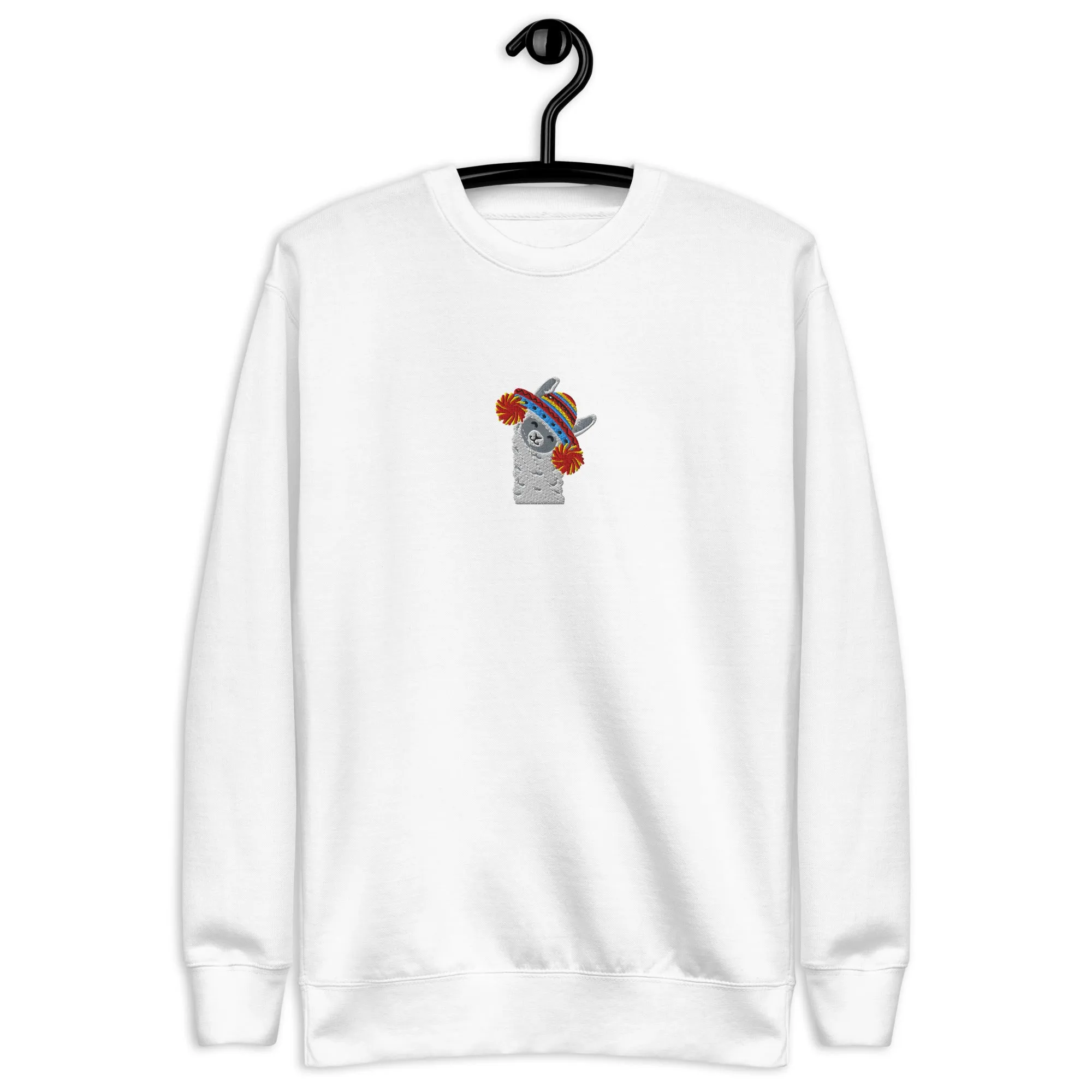 Peruvian Alpaca Embroidered Sweatshirt