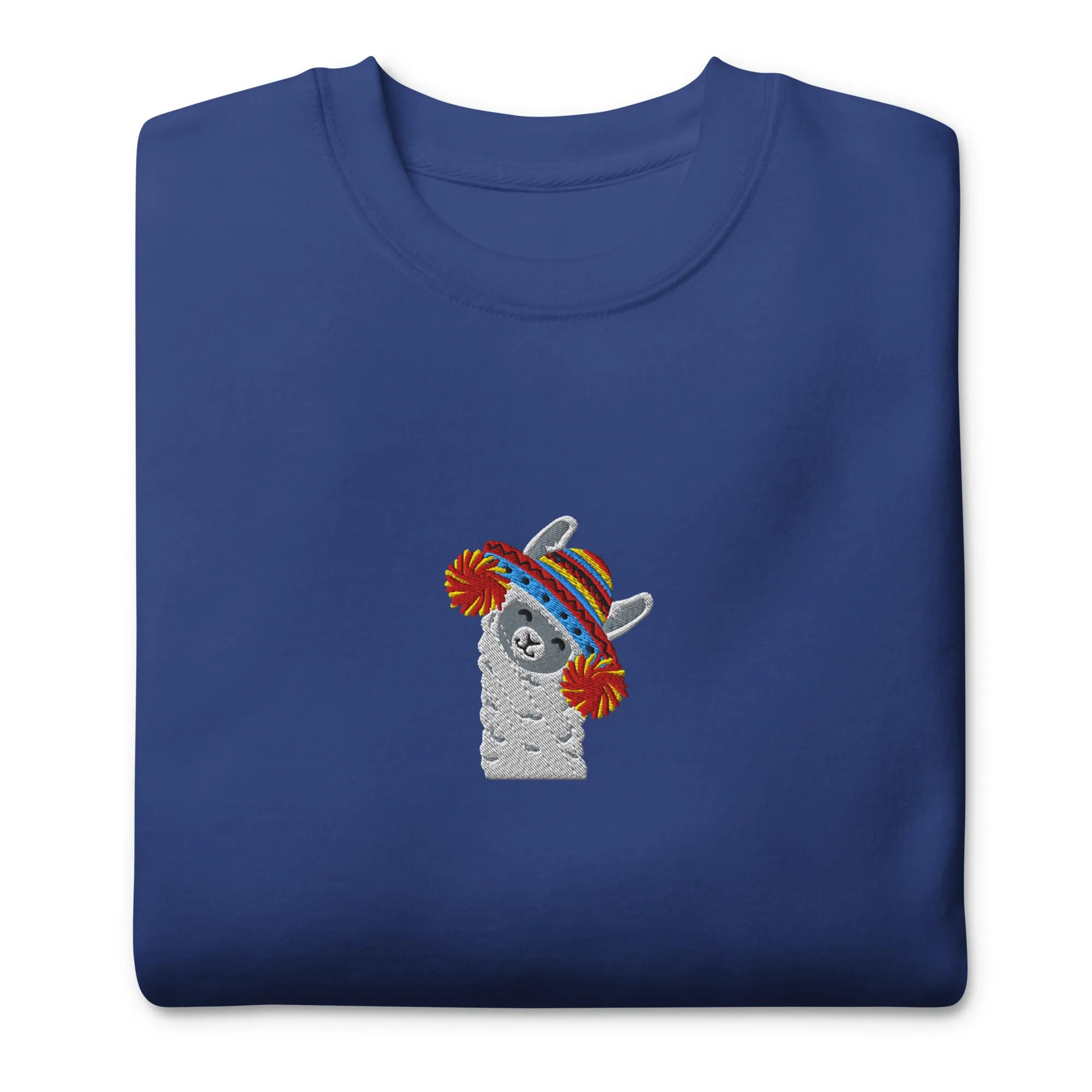 Peruvian Alpaca Embroidered Sweatshirt