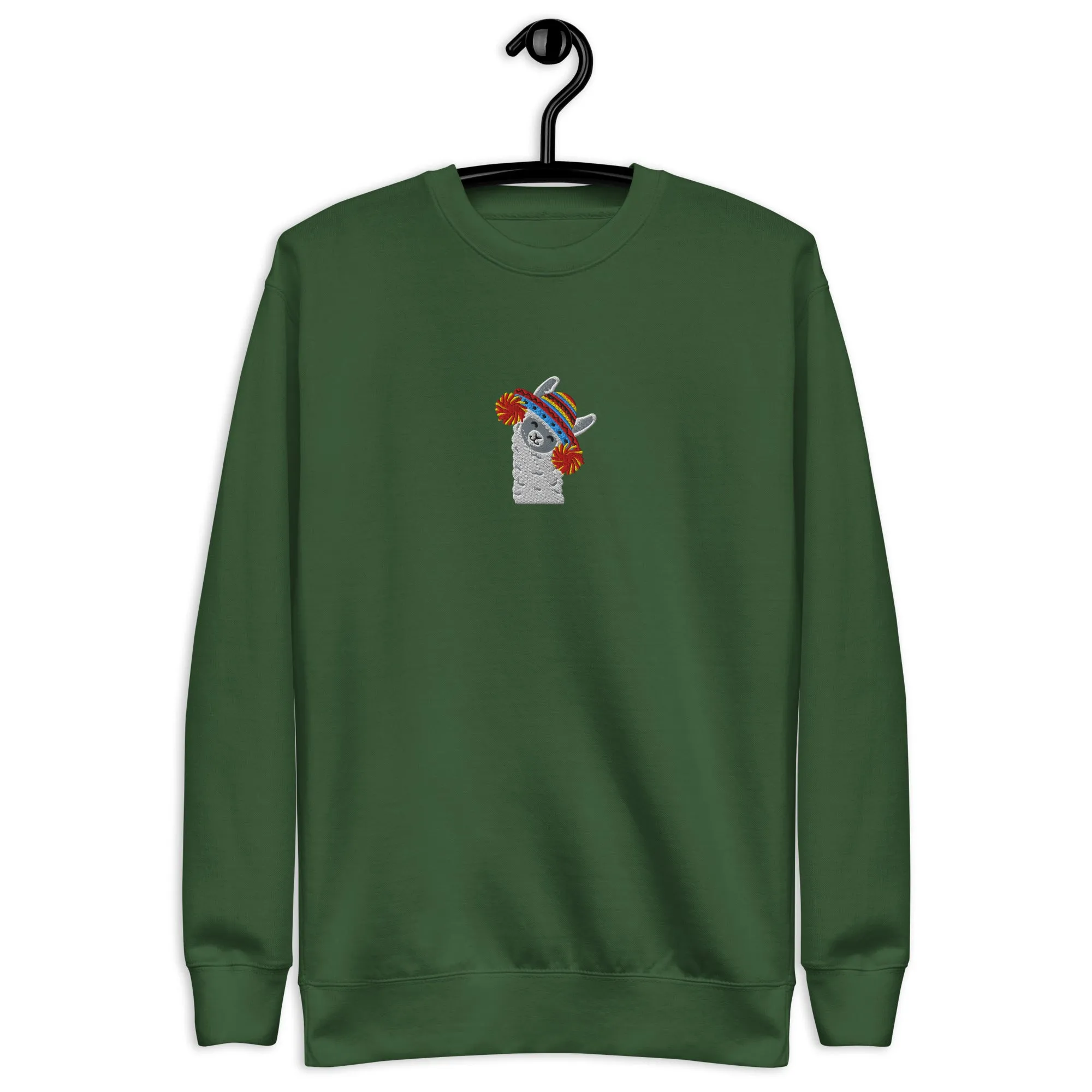 Peruvian Alpaca Embroidered Sweatshirt
