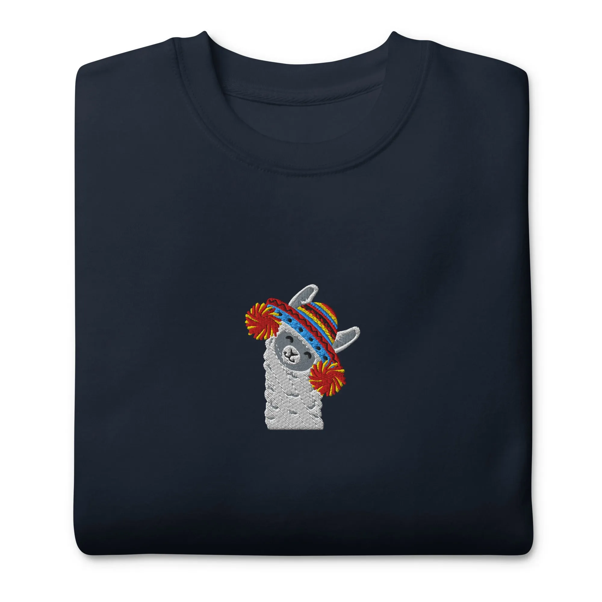 Peruvian Alpaca Embroidered Sweatshirt