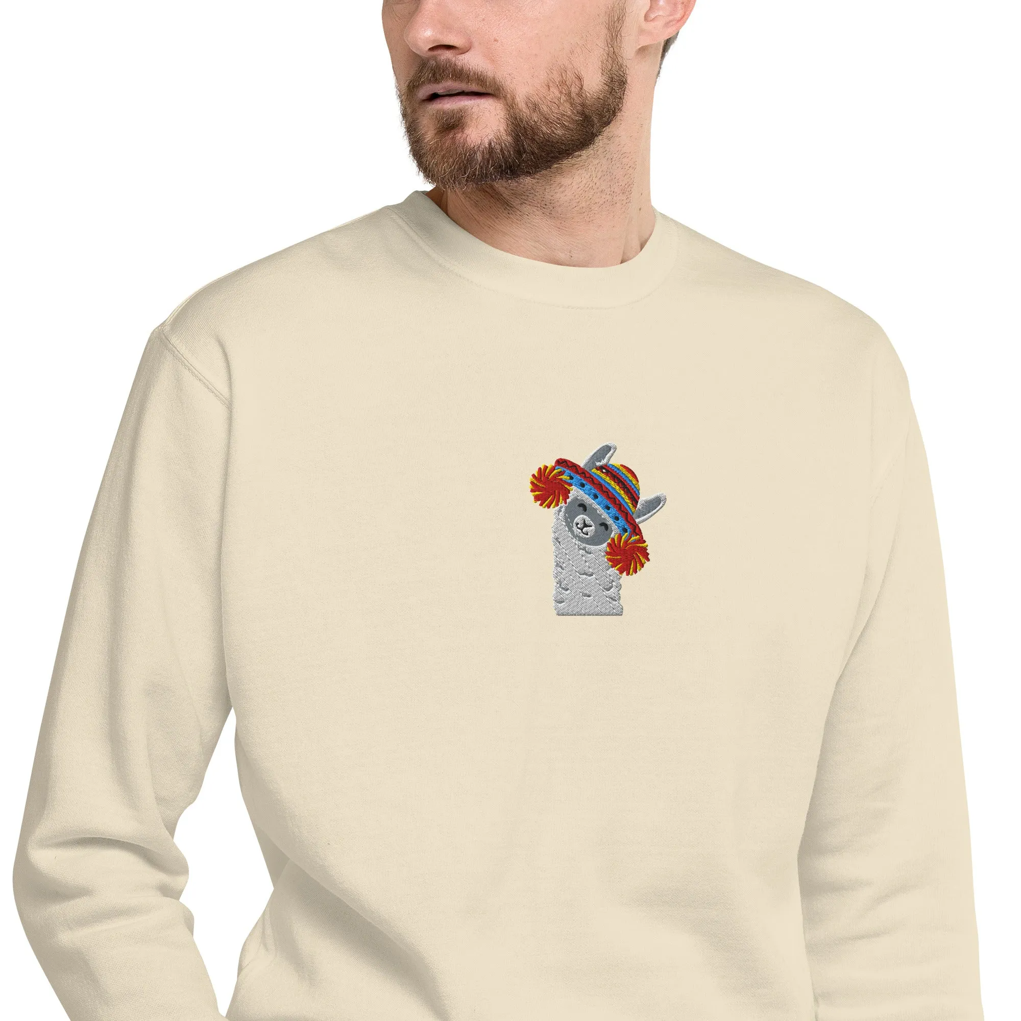 Peruvian Alpaca Embroidered Sweatshirt