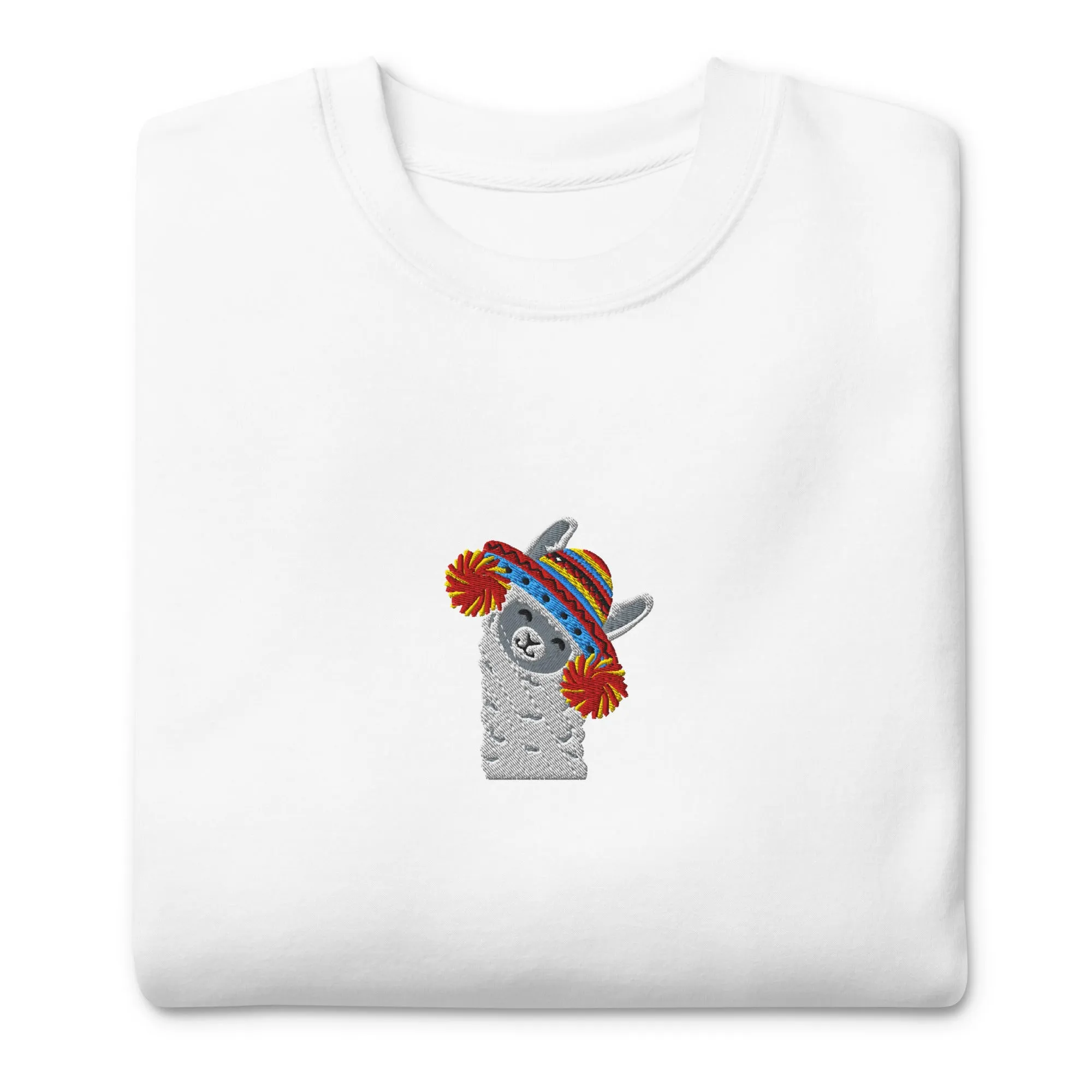 Peruvian Alpaca Embroidered Sweatshirt