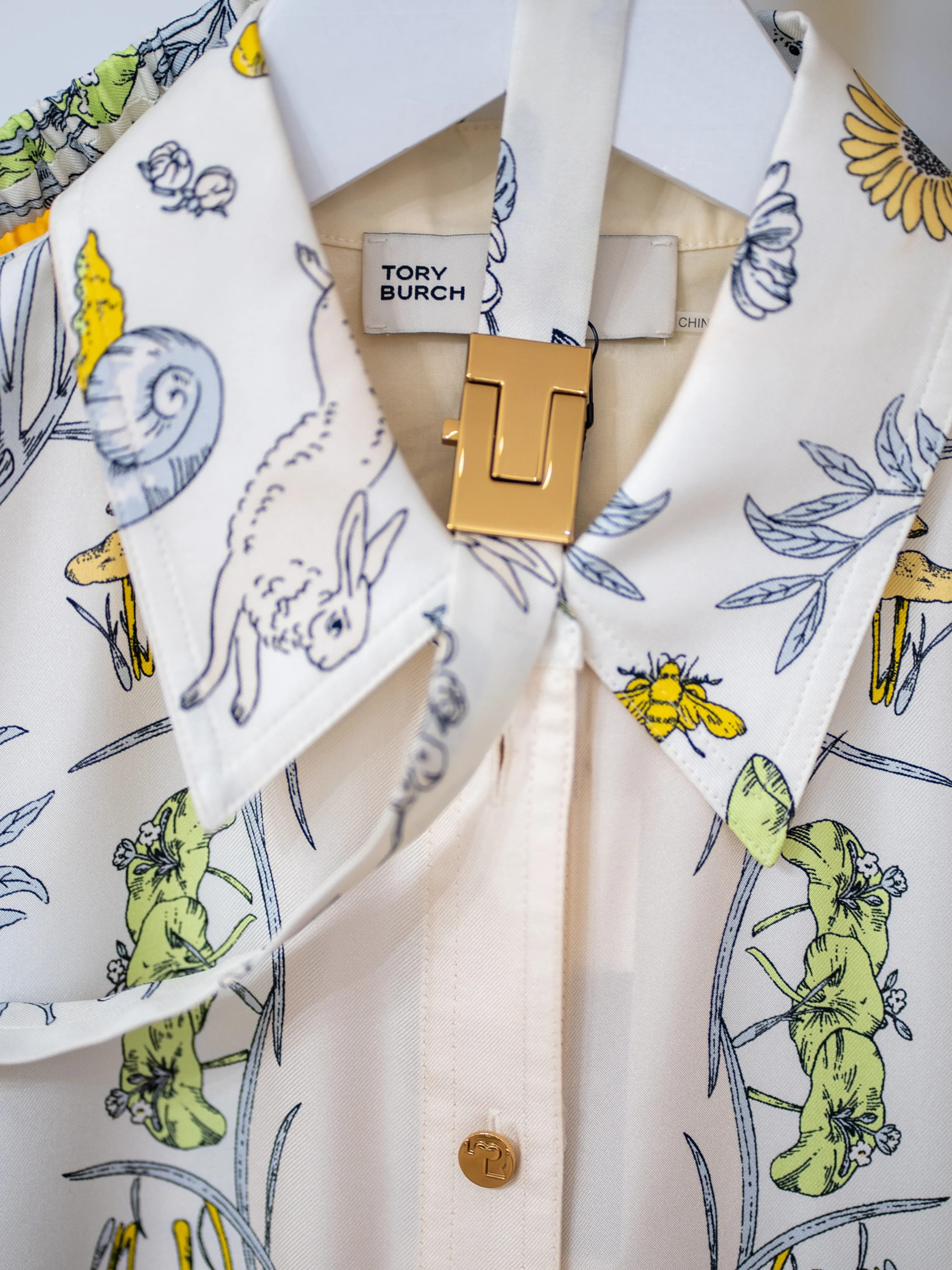 Tory Burch Floral Shirt Dress