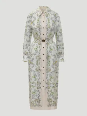 Tory Burch Floral Shirt Dress